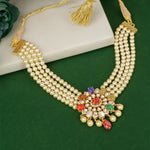 Load image into Gallery viewer, The Navrattan Nectar Pearl Choker