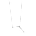 Load image into Gallery viewer, Aesthetic Silver Spike Necklace Gift Idea for Her