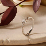 Load image into Gallery viewer, Classic Sterling Silver Moissanite Solitaire Ring