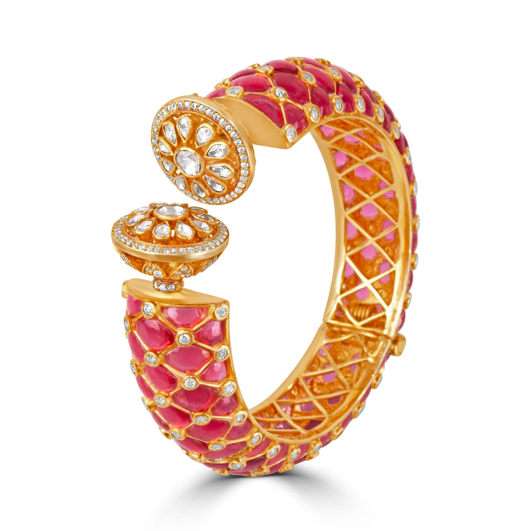 The Seamless Ruby Radiance Bracelet