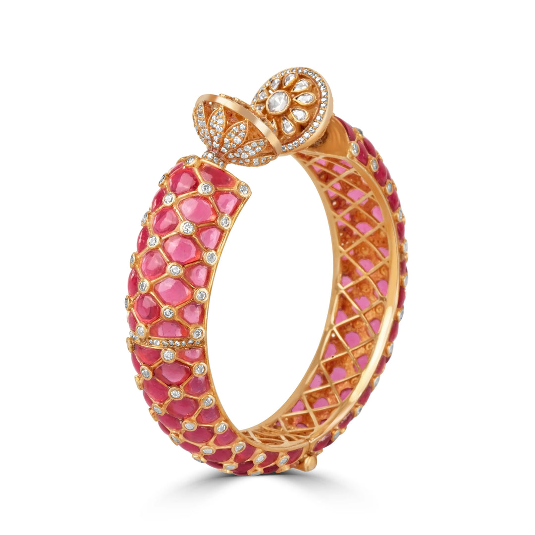 The Seamless Ruby Radiance Bracelet