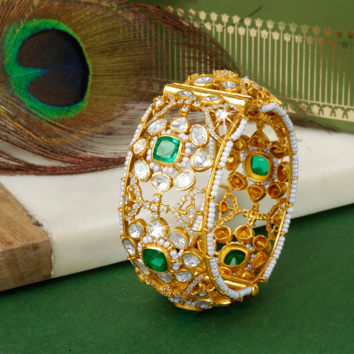 The Emerald Tide Bangles