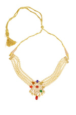 Load image into Gallery viewer, The Navrattan Nectar Pearl Choker