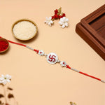 Load image into Gallery viewer, Swastik Charm Rakhi