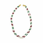 Load image into Gallery viewer, Multicolor Beaded Pearl Necklace for Women – Elegant Minimal Layered Jewellery