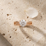 Load image into Gallery viewer, 9kt-gold-pearl-flower-open-ring