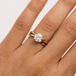 Load image into Gallery viewer, 9kt-gold-pearl-flower-open-ring