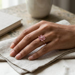 Load image into Gallery viewer, Gold Lab Grown Diamond Floral Ring for Women