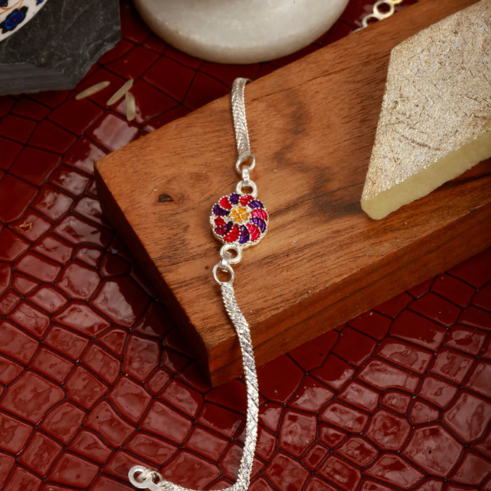 Silver Coated The Royal Bond Rakhi
