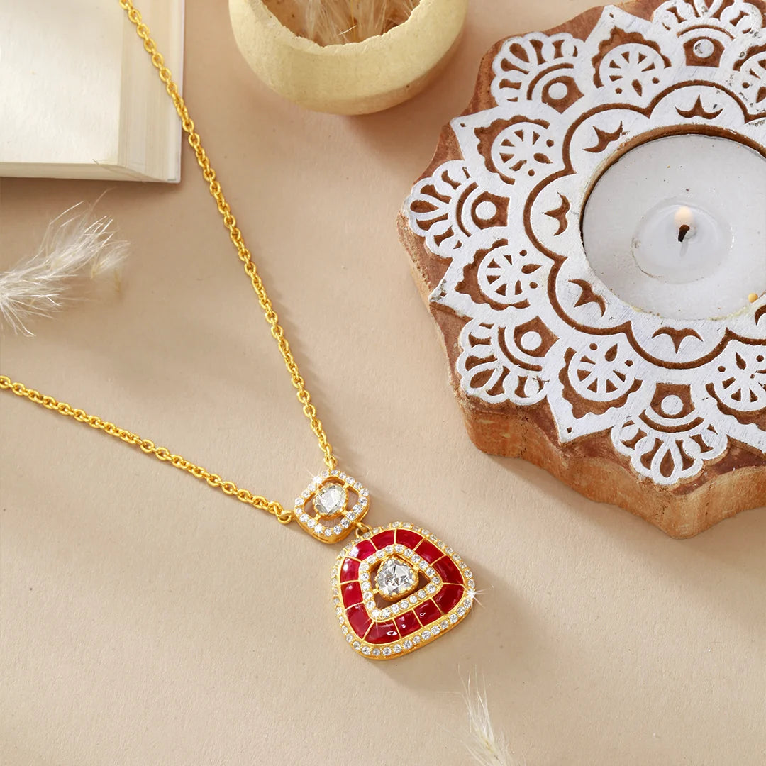 The Scarlet Charm Pendant