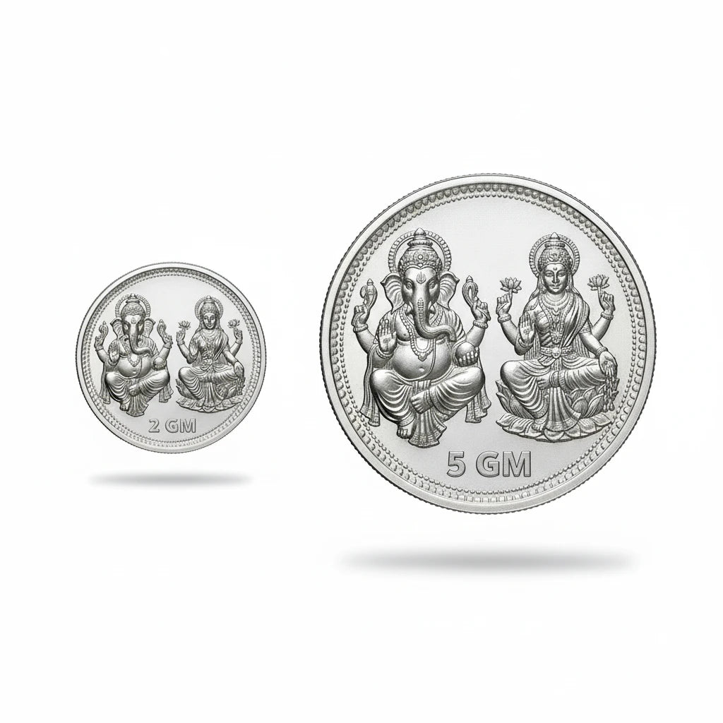 5 Gm Plus 2 Gm  Silver Coin