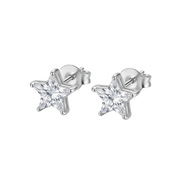 DRK Jewels 925 Silver Star Stud Earrings for Women Minimal Daily Wear