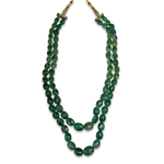 Load image into Gallery viewer, Emerald Green Beaded Multi-Layer Necklace for Women – Handcrafted Statement Jewellery