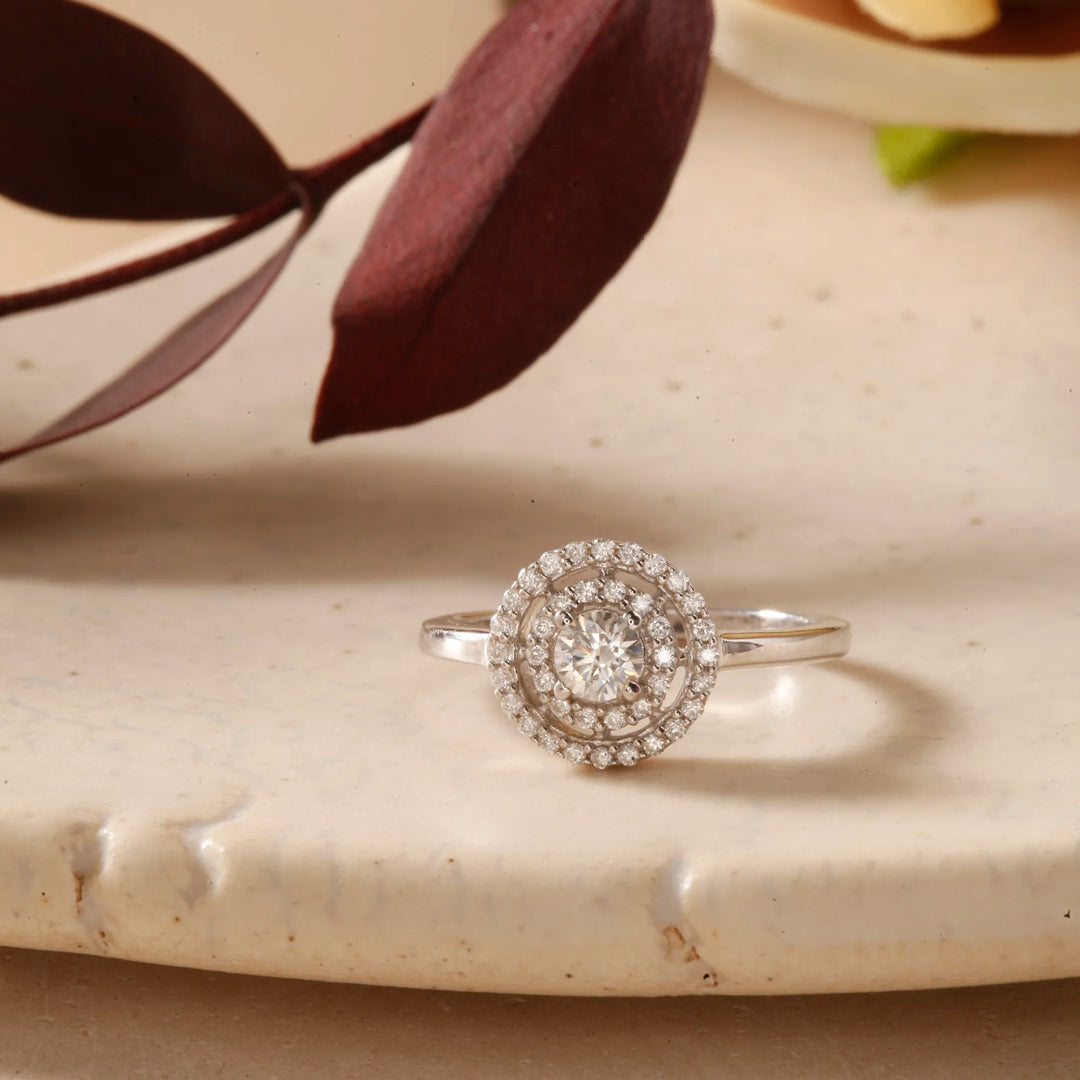 925 Hallmarked Sterling Silver Ring with High Quality Cubic Zirconia Stones