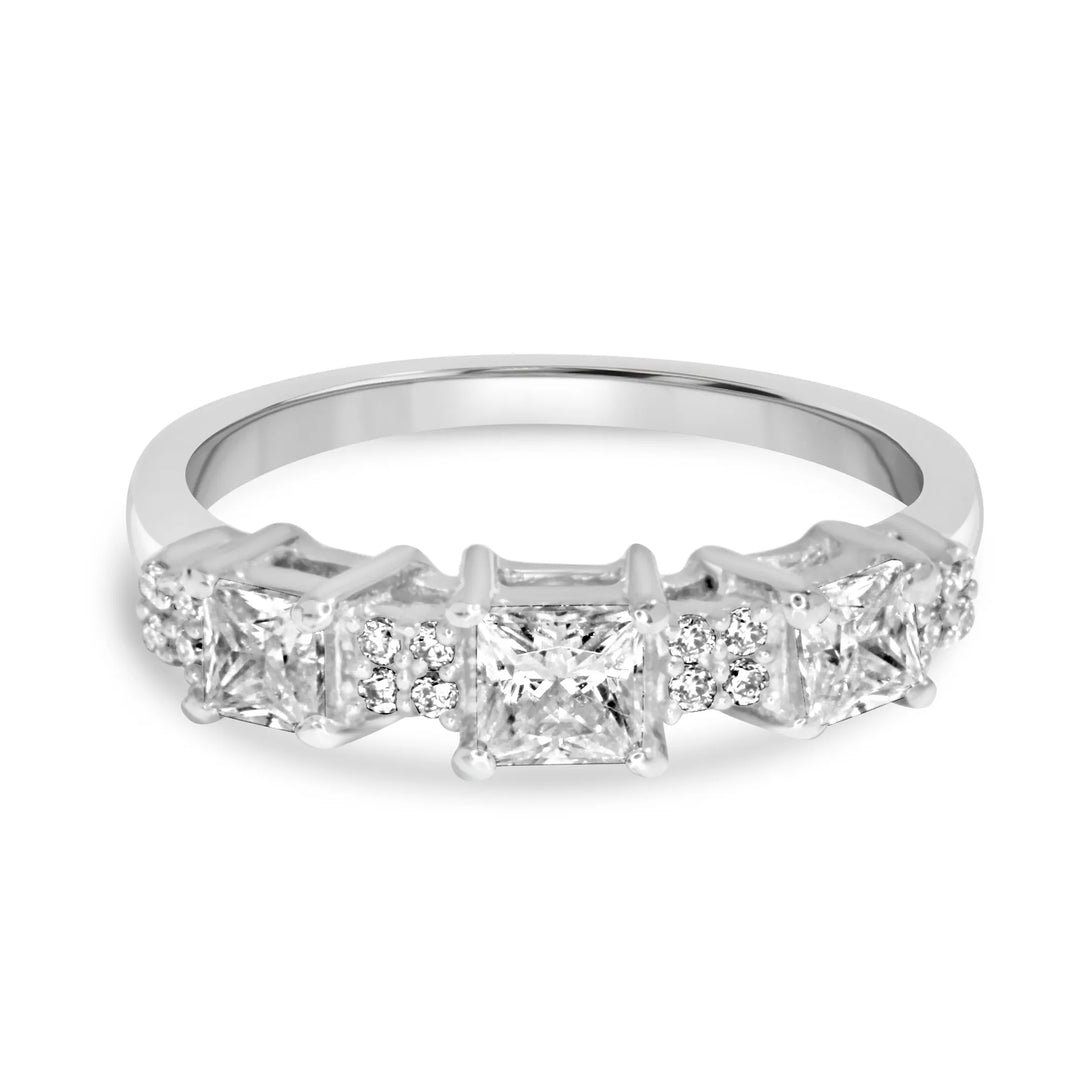 925 Sterling Silver Adjustable Chain Bracelet for Women with Rhodium Polish