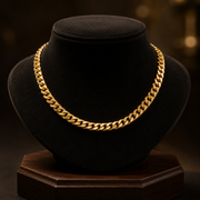 Men’s Gold Cuban Link Chain Necklace