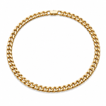 Load image into Gallery viewer, Men’s Gold Cuban Link Chain Necklace