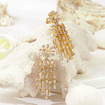 Load image into Gallery viewer, Golden Eternity In Diamonds Earrings
