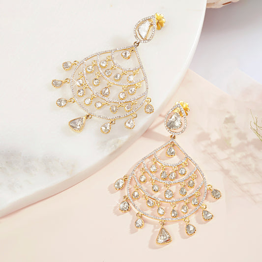 POLKI CHANDBALI EARRINGS