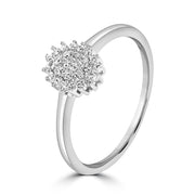 Daily Wear Fancy Silver Ring - Solitaire Lookalike ring Gift for Her
