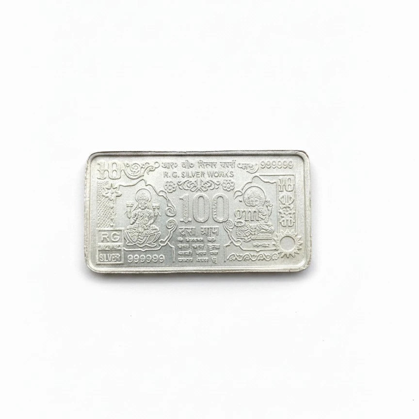 100 Gram Silver Bar