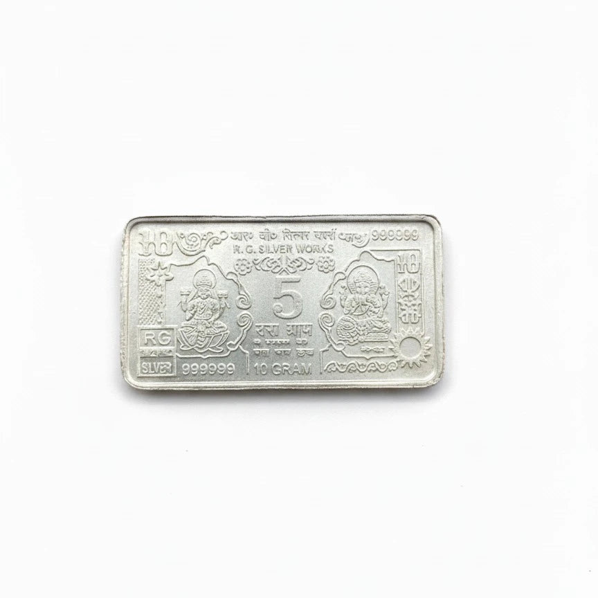 5 Gram Silver Bar
