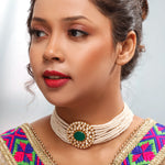 Load image into Gallery viewer, The Verdant Bloom Neck Choker
