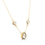Load image into Gallery viewer, GOLD AND POLKI PENDANT CHAIN
