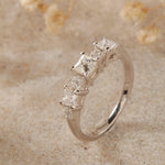 Load image into Gallery viewer, The Silver Crescendo Ring

