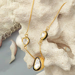 Load image into Gallery viewer, GOLD AND POLKI PENDANT CHAIN
