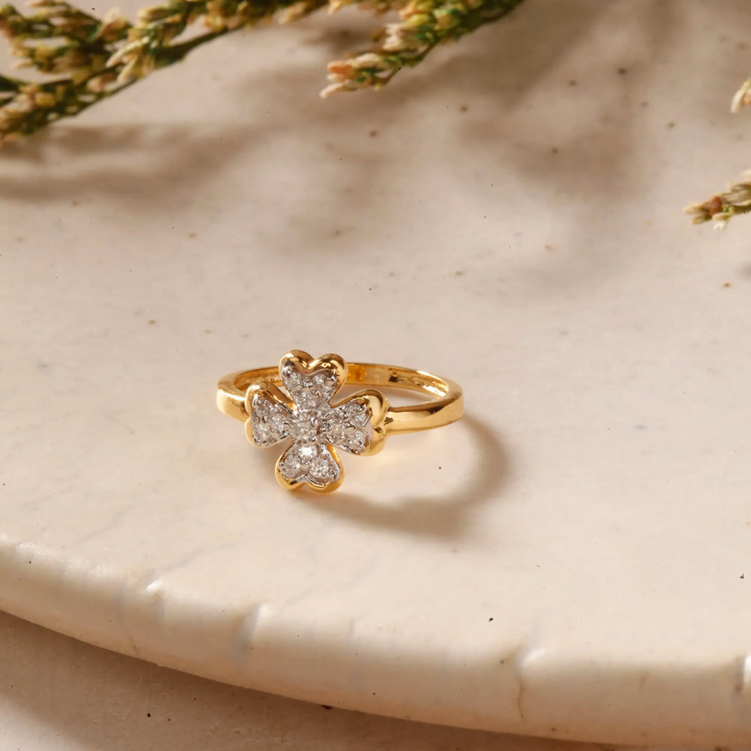 Shimming Betel leaves Ring