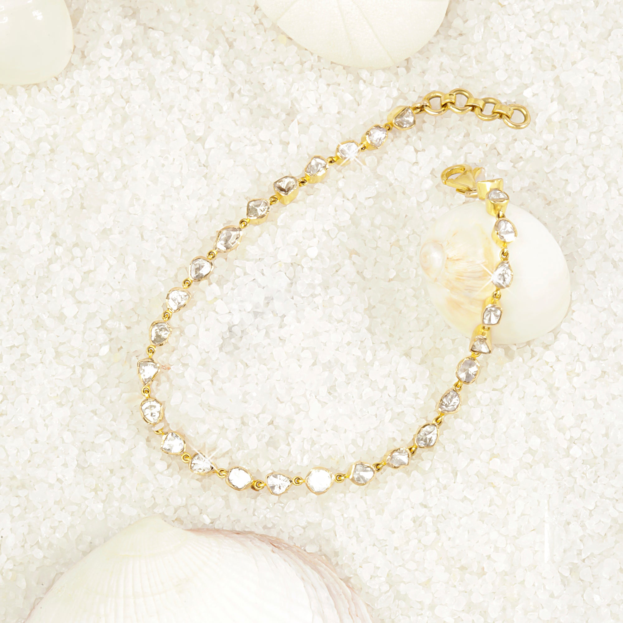 Exquisite Polki Tennis bracelet