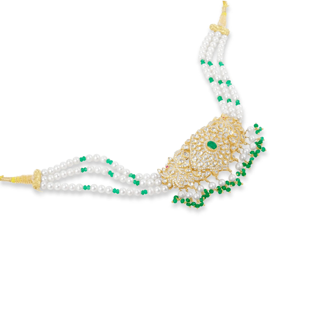 MOISANNITE POLKI CHOKER SET