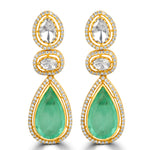 Load image into Gallery viewer, The Green Grandeur Earrings

