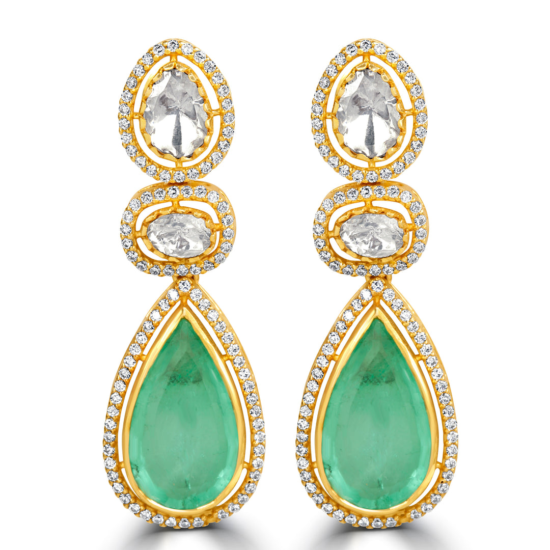 The Green Grandeur Earrings