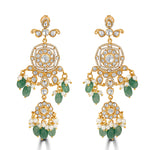 Load image into Gallery viewer, The Polki Cascade Earrings

