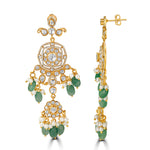 Load image into Gallery viewer, The Polki Cascade Earrings
