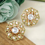 Load image into Gallery viewer, Green Rose Earrings
