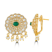 The Mini Emerald Danglers