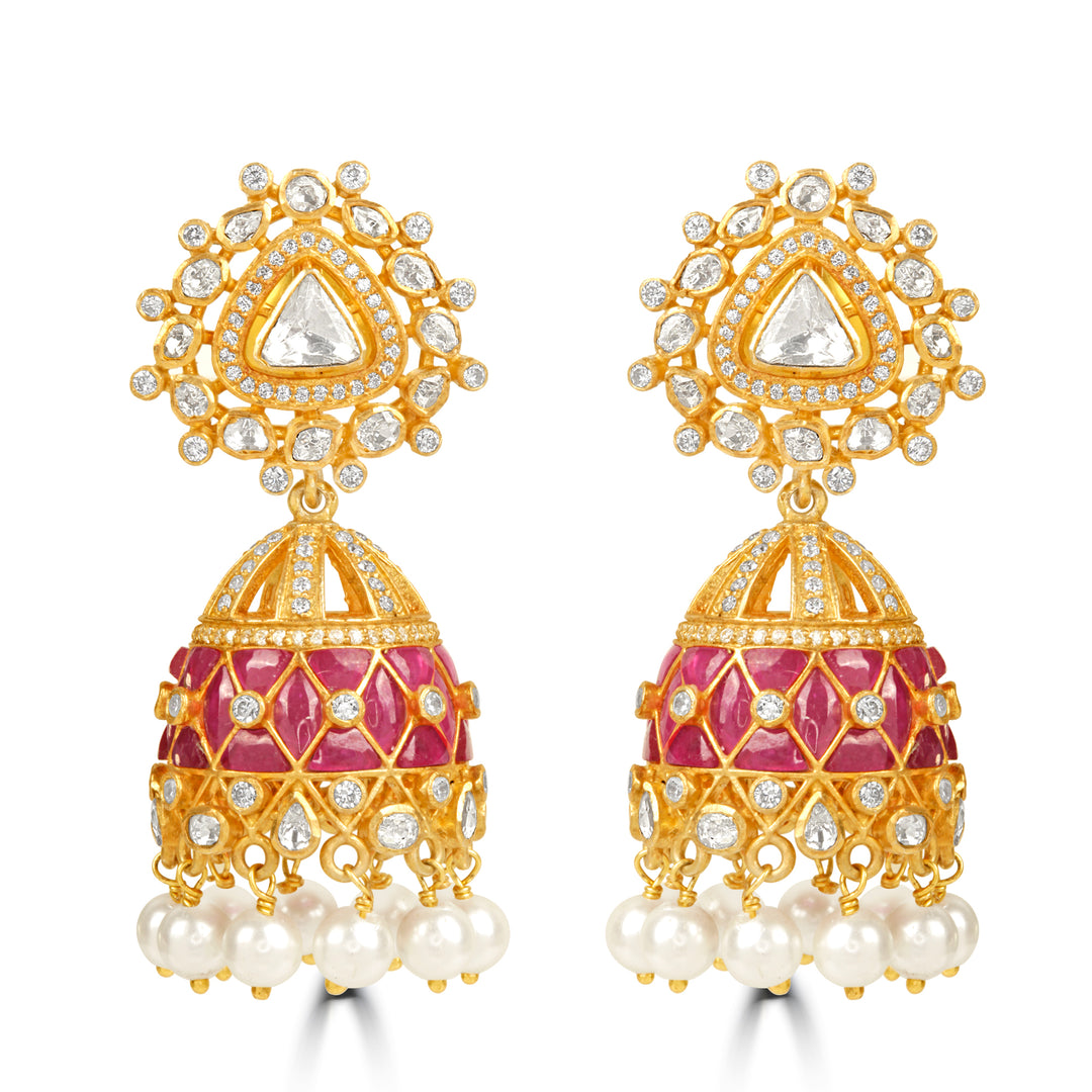 The Lush Velvet Jhumkas