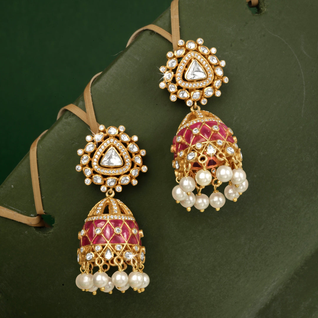The Lush Velvet Jhumkas