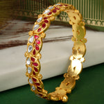 Load image into Gallery viewer, The Crimson Petal Bangles
