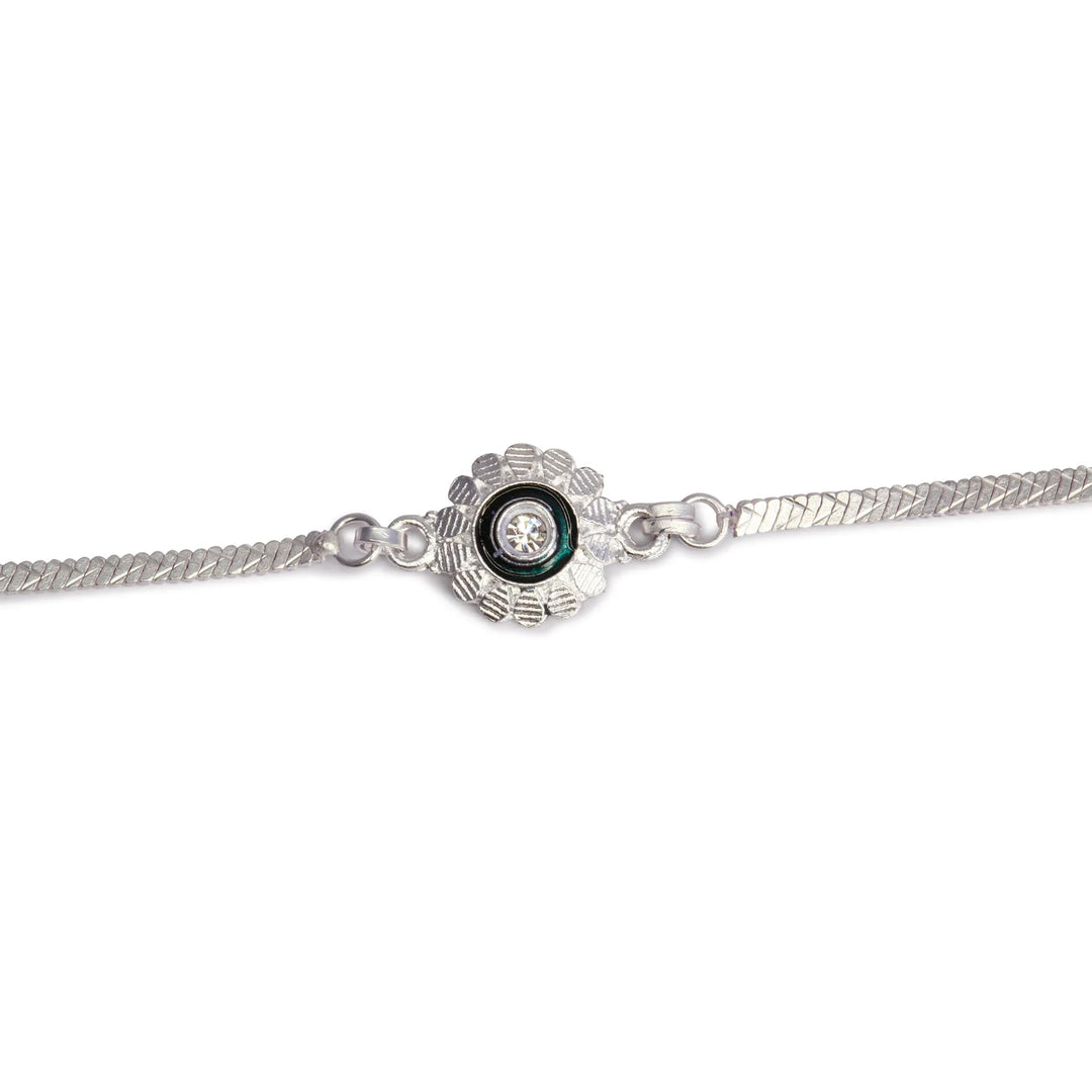 The Silver Serene Rakhi