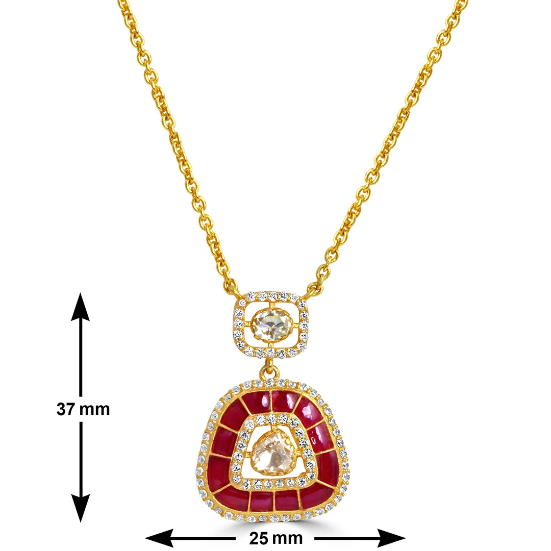 The Scarlet Charm Pendant