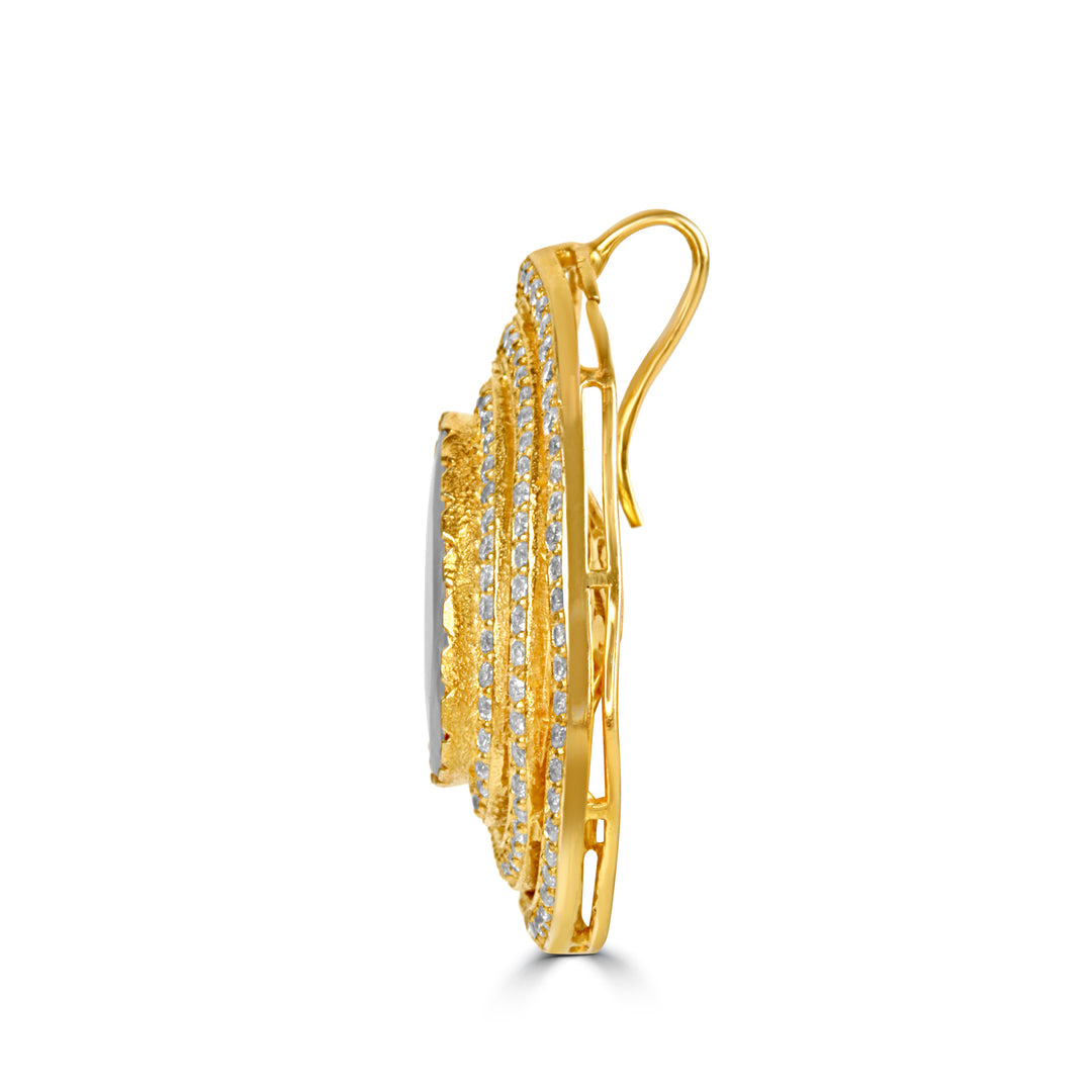 The Minimalist Polki Pendant set