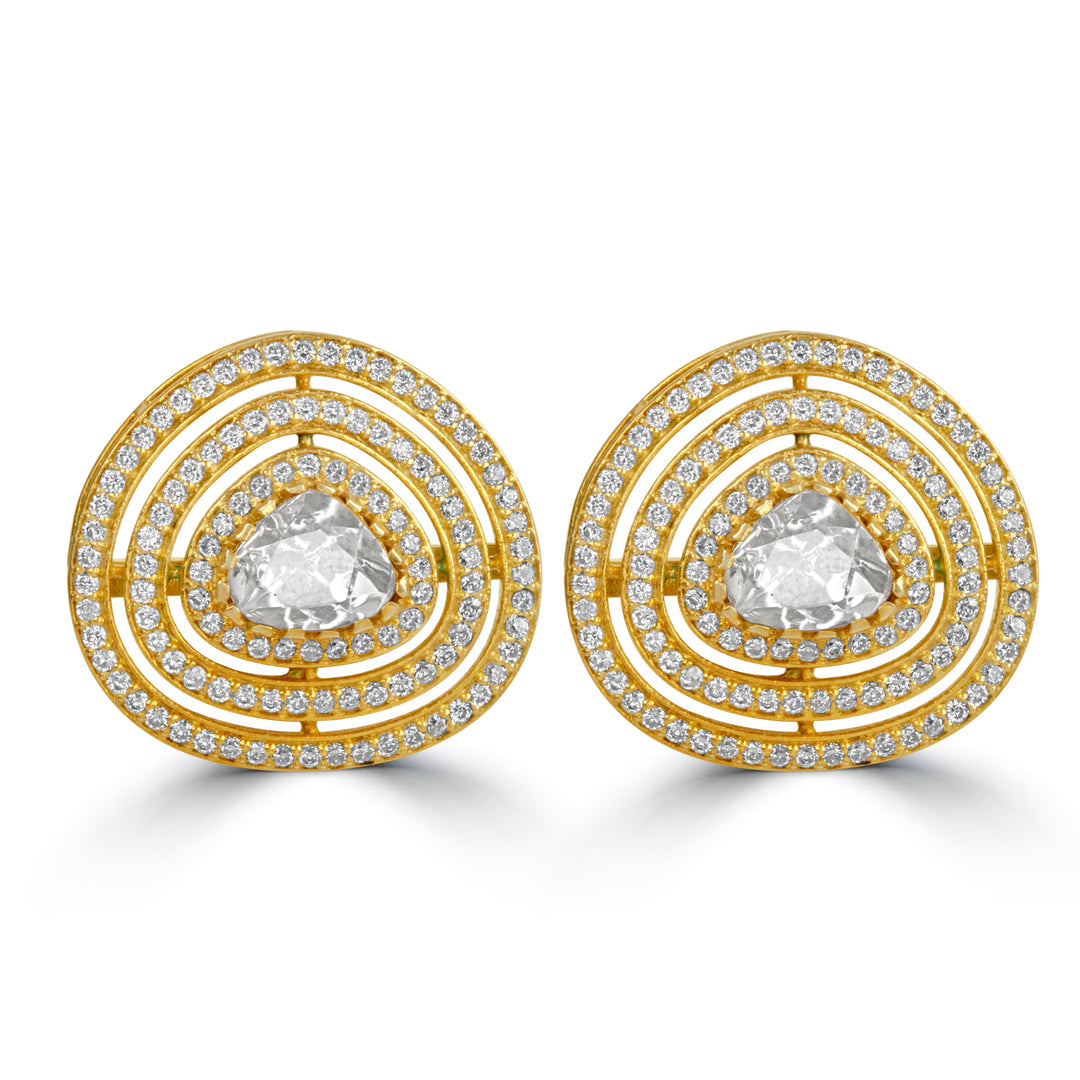 The Minimalist Polki Pendant set