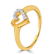 The Heart of a Diamond ring