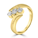 Load image into Gallery viewer, The Glimmer Knot / Trilogy Diamond Ring
