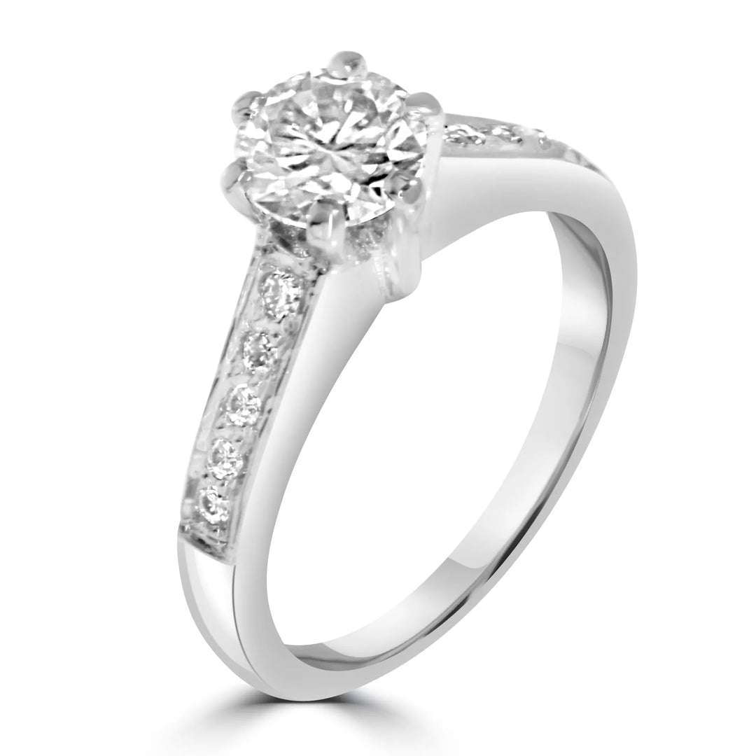 The Solo Sparkle Solitaire Ring