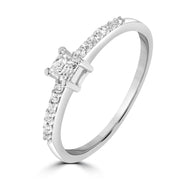 silver rings, Diamond ring with BIS Hall Mark 